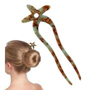 Pin de pelo para, horquillas en de U - Mujeres Vintage Fork Hairpin U Shaped,Accesorios para el cabello versátiles largos y gruesos que viajan cubiertas de lanzaderas para madre, pequeña