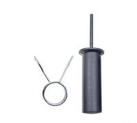 Pin de pila de peso para gimnasio con collar de resorte para máquinas de torre de cable, diseño de acero resistente que soporta hasta 88 libras de capacidad de carga (8 x 80 mm)