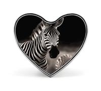 Pin de solapa con diseño de cebra de animales salvajes, bonito broche de botón personalizado de aleación de aluminio, pines de insignia exquisitos para sombrero, bolsa, traje, corbata, accesorios de