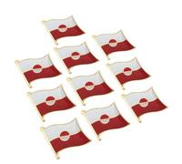 Pin de solapa con la bandera de Groenlandia, insignia patriótica en el pecho, accesorio de decoración tradicional para uso diario, insignia patriótica de moda