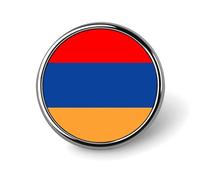 Pin De Solapa Con La Bandera De La República De Armenia Broche Creativo Con Forma De Cuadrado Círculo O Corazón Estilo Nacional Patriótico Accesorio De Recuerdo Unisex