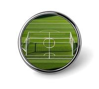 Pin de solapa con temática de baloncesto para hombre, diseño de portería de fútbol, broche de moda, lindas insignias de esmalte, pin de metal de aleación de aluminio para sombreros, camisas, bolsos, c