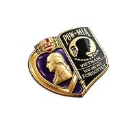 Pin de solapa conmemorativo de la guerra de Vietnam, aleación de latón, símbolo patriótico, premio histórico de guerra, insignia de agradecimiento para veteranos, joyería conmemorativa patriótica