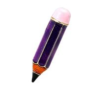 Pin de solapa de aleación con revestimiento esmaltado Lápiz único inspira diseños Broche Accesorios de ropa Regalo unisex Pin de solapa en forma de lápiz único