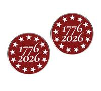 Pin de solapa de aleación de alta calidad de 13 puntos que celebra 250 años de independencia 1776 2026, broche de aleación