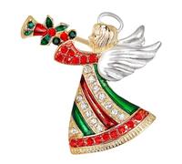 Pin de solapa de ángel, broches de ángel para mujeres - Brotes coleccionables broches de ángel joyas de vestuario navideño | Blow Horn Cartoon Figura Joya coleccionable colgante para bolso de bolso de