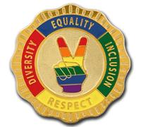 Pin de solapa de igualdad diversidad e inclusión (EDI)