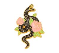 Pin de solapa de la libertad o la muerte - Broche de mochila con diseño de serpiente Gadsden, Normal, Metal no precioso