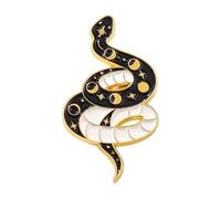 Pin de solapa de la libertad o la muerte - Broche de mochila con diseño de serpiente Gadsden, Normal, Metal no precioso