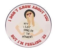 Pin de solapa de metal con texto en inglés "I Don't Know You But I'm 22", divertida insignia esmaltada