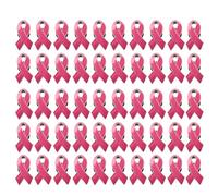 Pin de solapa de metal para concienciación sobre el cáncer de mama, botones decorativos para ropa, cintas de causa social, talla única, como se describe