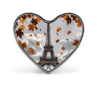 Pin de solapa de sirena, pines de solapa de corazón de metal, insignia de moda para camisas, chaquetas, sombreros, Love form, Aluminio, No es una piedra preciosa