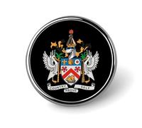 Pin de solapa Escudo de armas de San Cristóbal y Nieves Emblema nacional Pins de cuello patrióticos Broche Regalo para hombres Mujeres Veteranos Para mochila Traje Chaqueta Sombrero Boda Fiesta Reg