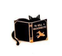 Pin de solapa esmaltado para matar a un ruiseñor, serie Culture, insignia chapada para ropa, bolsas y cordones