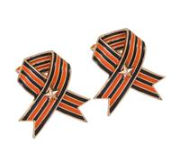 Pin de solapa patriótico ruso resistente con revestimiento esmaltado y construcción ligera para un fácil uso de insignia de revestimiento patriótico, A, como se describe