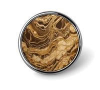 Pin de solapa redondo de Fantasy Town: insignia ligera de aleación de aluminio de 2,5 cm para camisas, chaquetas y regalos.