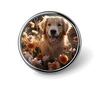 Pin de solapa redondo de Fantasy Town: insignia ligera de aleación de aluminio de 2,5 cm para camisas, chaquetas y regalos.