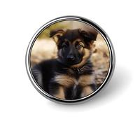 Pin de solapa redondo de Fantasy Town: insignia ligera de aleación de aluminio de 2,5 cm para camisas, chaquetas y regalos.