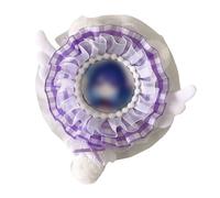 Pin de tela con orejas y cola de gato, elegante broche de cola de orejas de gato, para decoración única hecha a mano de ropa, bonito broche, talla única, como se describe