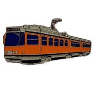 Pin de tranvía Tram Articolato 4905 Milano Milán ATM Jumbotram Pin Pin de solapa de ferrocarril tren locomotora tren tren tranvía vía metro ferrocarril carril vapor Lok E-Lok Strab, passend, Cobre