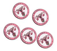 Pin de Útero Médico para Accesorios de Ropa, Pin Simbólico Feminista, Alfiler de Útero para Enfermeras y Estudiantes, Compacto para Campañas de Salud Uterina