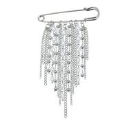 Pin decorativo para flecos, 5 cm de diámetro, ligero, 18 g, aleación para cinchar la cintura, accesorio para varios estilos de borlas, One Size, como se describe