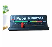 Pin deslizante de batería social, decoración creativa de mesa de movimiento al estado de ánimo, adorno que expresa el estado de ánimo emocional para sala de estudio, sala de reuniones, hombres y