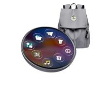 Pin Digital para Credencial,Dispositivo Recargable con Pantalla Táctil,Placa Electrónica con Pantalla - para Fans del Anime Adolescentes Niños Niñas Conciertos Festivales Eventos Escolares Fiestas