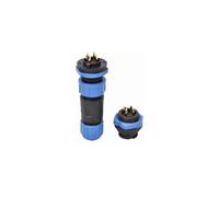 Pin Electrical Cable Connector, Thread Lock Socket, Low Frequency Electrical Wire Connecto