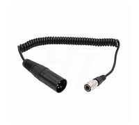 Pin en espiral XLR 4 del cable de alimentación del grabador de Zaxcom de los dispositivos de sonido a Hirose 4 Pin