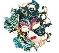 Pin esmaltado con forma étnica, accesorio de joyería Kirsita, diseño contemporáneo, broche de aceite chino de moda guochao, talla única, como se describe
