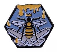 Pin esmaltado de 3,17 cm para pintura de artista de graffiti, diseño de abeja de miel, 1.25 Inches, Esmalte, Esmalte