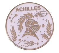 Pin esmaltado de Aquiles Achilleus Epic War Hero Troy Iliad Heel Antigua Grecia Grecia mitología griega de 4 cm, 1.6 Inches, Esmalte, Esmalte