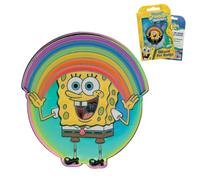 Pin esmaltado de Bob Esponja SquarePants Rainbow | Edición limitada coleccionable | Producto oficial | numerado individualmente | 41 x 45 mm