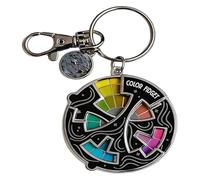 Pin esmaltado de color, giratorio de rueda Colo R de 20 tonos, identifica rápidamente las relaciones tonales, pines de solapa de color creativo para aliviar el estrés, adecuado para regalos de