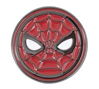 Pin esmaltado de Marvel Comics (diseño de Spider-Man) 8 cm x 8 cm, producto oficial, talla única, Esmalte, metal, plata, No es una piedra preciosa