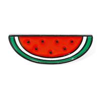 Pin esmaltado de sandía, bonitos pines de sandía palestina, pin de bandera de Palestina, broches de verano, mapa de sandía Palestina rebanada de frutas, Size
