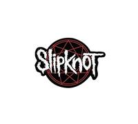 Pin esmaltado Slipknot (diseño de logo) 4 cm x 2,5 cm, producto oficial , talla única, Esmalte, metal, plata, No es una piedra preciosa