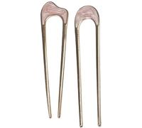 Pin Francés - Horquilla En Forma De U 2X | Paquete De 2 Pinzas De Pelo Francesas De Metal Para Moños | Pinzas Para El Cabello En Forma De U Para Cabello Grueso | Pasador De Pelo De Moño Vintage Para T