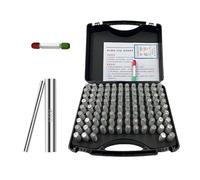 Pin Gage Rango 0,10-5,0 mm, 51/99/101 piezas, paso 0,01/0,05 mm, juego de calibre de pasador de acero de precisión, calibre de enchufe(0.50-1.00mm 51pcs)