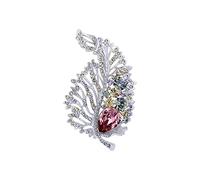 Pin Jewelry Gifts for Women Elegant Unique Leaves Brooch Pins Lapel Scarf Clothing Corsage - Plant Leaf Shape Brooch Ladies Birthday Wedding Prom Decorative Bro