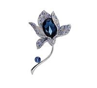Pin Jewelry Gifts for Women Fashion Lapel Pin Lily Brooch Pins Fancy Imitation Crystal Women Brooch - Breastpin for Wedding/Banquet/Bouquet Brooches & Pins