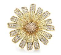 Pin Jewelry Gifts for Women Ladies Fashion Accessories Ladies Elegant Luxury Daisy Flower Brooch Flower Shape Party Banquet Brooch Brooches Pins