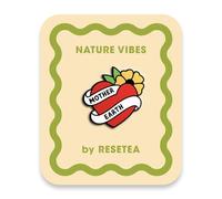 Pin Mother Earth - Pin de Madera Moderno para Chaquetas, Mochilas y Bolsos | Accesorio Original, Creativo y Hecho a Mano | Moda Nature Vibes | Resetea