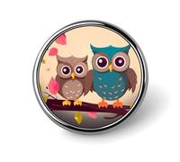 Pin novedoso con forma de búho, broche de solapa, insignia, corbata, joyería, decoración para sombreros, chaquetas y camisas.