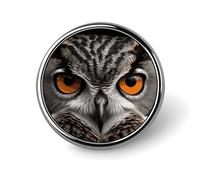 Pin novedoso con forma de ojo de búho, broche de solapa, insignia, corbata, joyería, decoración para sombreros, chaquetas y camisas.