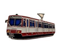 Pin para carro de la ciudad de Colonia, B-Wagen Duewag, insignia de solapa, alfiler de tren, locomotora, tren, tren, metro, ferrocarril, tren, metro, tren, subway underground, passend, Cobre, passend