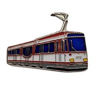 Pin para tren de la ciudad Nuremberg GT8N, pin de solapa de ferrocarril, tren locomotora, tranvía, metro, ferrocarril, tren y metro, subway, passend, Cobre, passend, Cobre