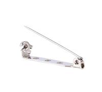Pin, Pensos de Barra de 50 Piezas Broche Bloqueo Pins Backs Bootking Boton Pins con Captura de Seguridad hacia Atrás para la Nave de Bricolaje de Bricolaje 20/25/32/38 Mm (32MM)