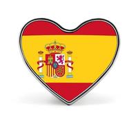 Pin Personalizado Con Banderas Del Reino De España Pin De Solapa Metálico Redondo Cuadrado O En Forma De Corazón Con Botón De Mariposa Broches Para Hombre Y Mujer Accesorios De Regalo